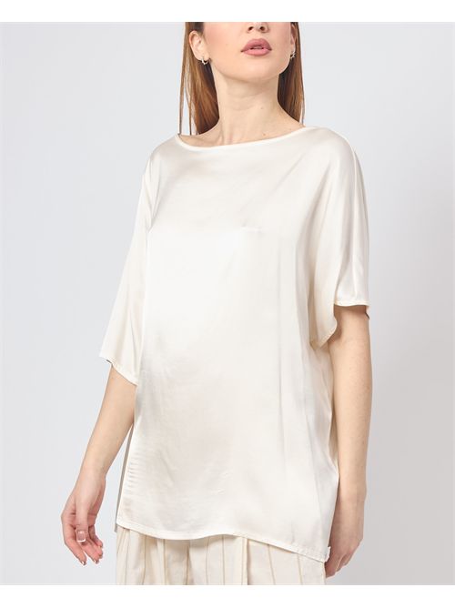 T-shirt en viscose pour femme Manila Grace MANILA GRACE | C039VUMA043